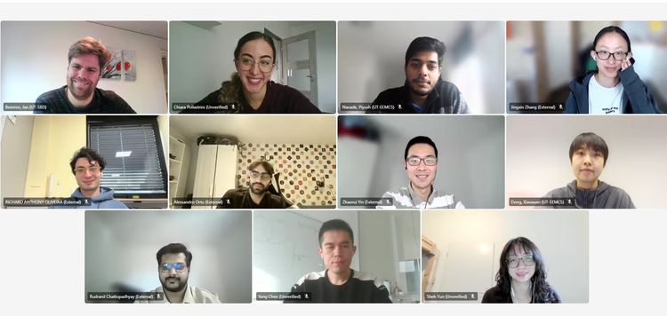 Online Meeting Doctoral Candidates and Project Manager